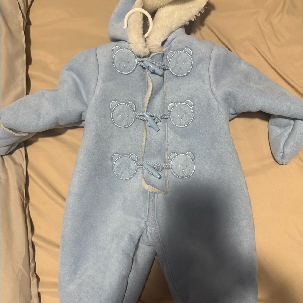 First Impressions Blue Bear Bodysuit